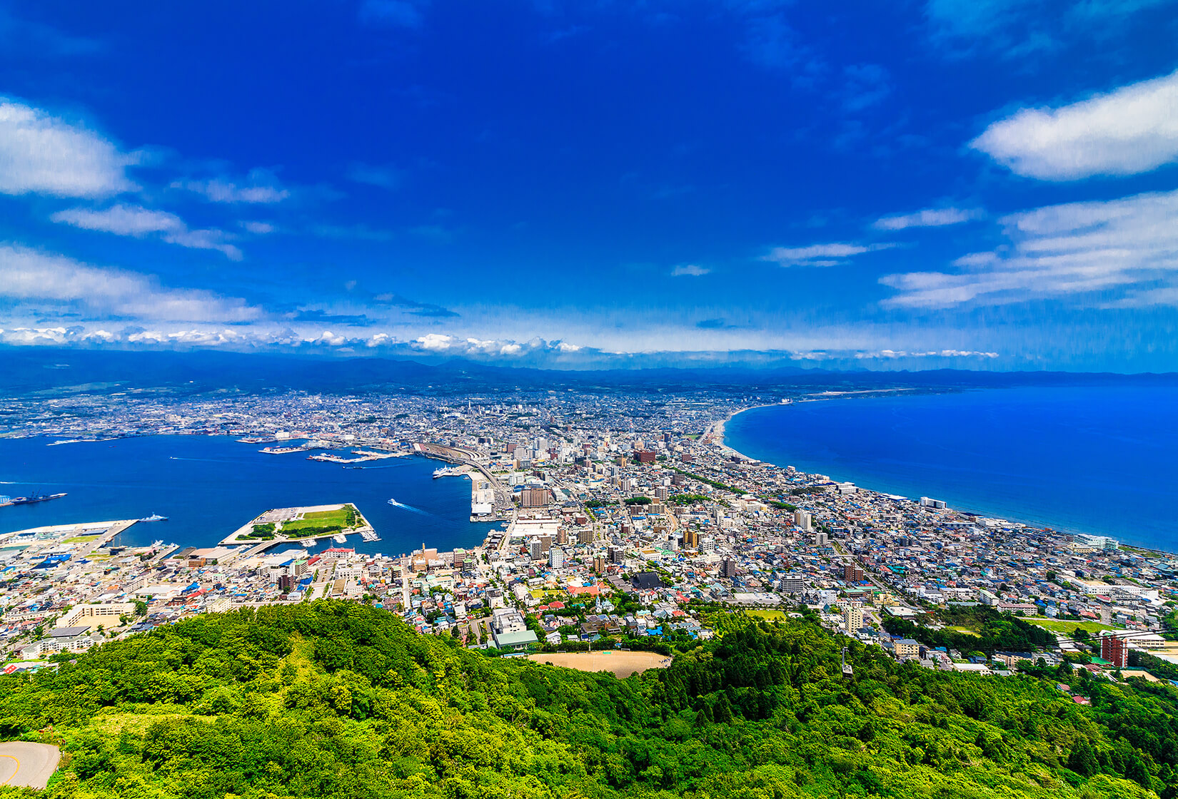 four major islands of japan location