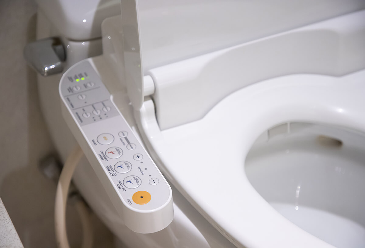 Japanese shop toilet bidet